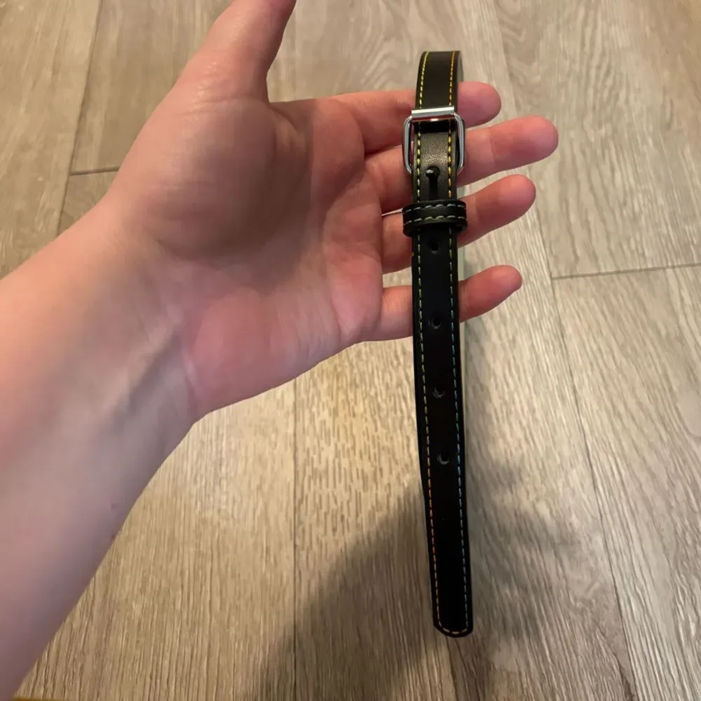 ⭐️ 5 For $25 Black and Rainbow Kids Belt 32 inches